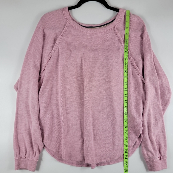 Pilcro | Anthropologie Diana Pullover Ruffle Raglan Top, Size M - Picture 4 of 13